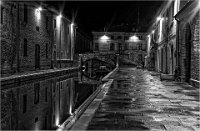 439 - COMACCHIO AT NIGHT - PAOLUCCI MIRIANO - italy <div